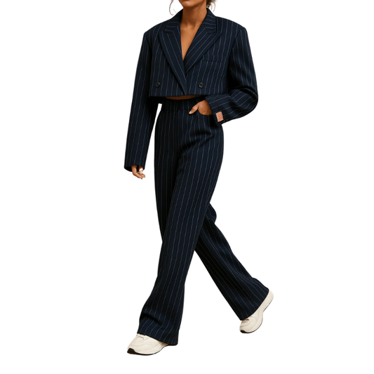 Damen Anzugset – Eleganter Zweiteiler mit Blazer & Hose für Büro & Event