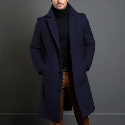 Herren Wollmantel elegant warm modern
