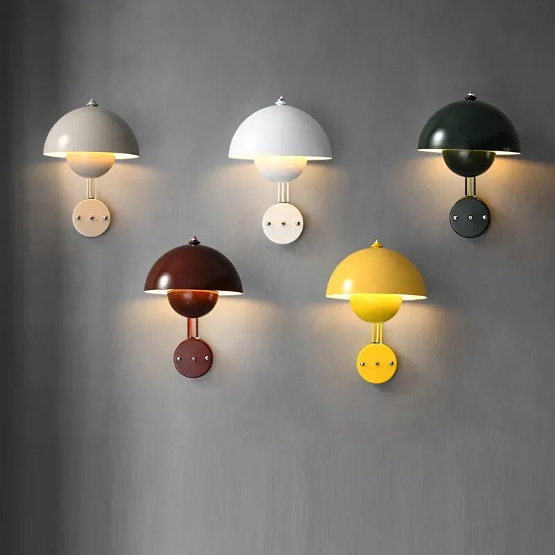 MushroomBloom LED-Wandleuchte - Modernes Pilzdesign