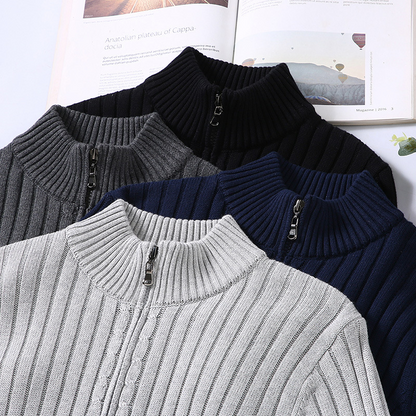 Premium Herren Strickjacke aus Baumwolle