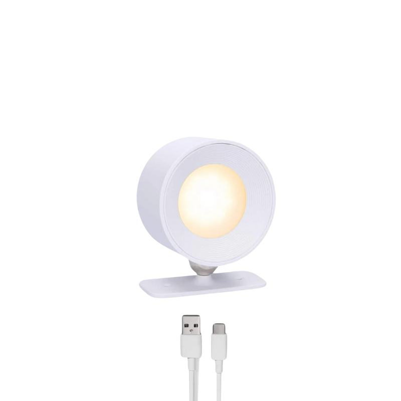 Kabellose Dimmbarer LED-Wandleuchte mit 360° Drehfunktion