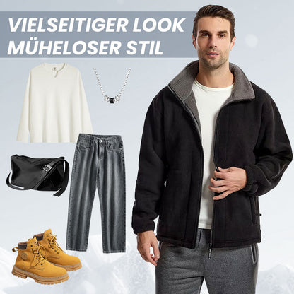 ⌛ Nur noch 3 Tage – 50 % auf alles! ⏰❄️Kostenloser Versand Herren-Doppelfleecejacke