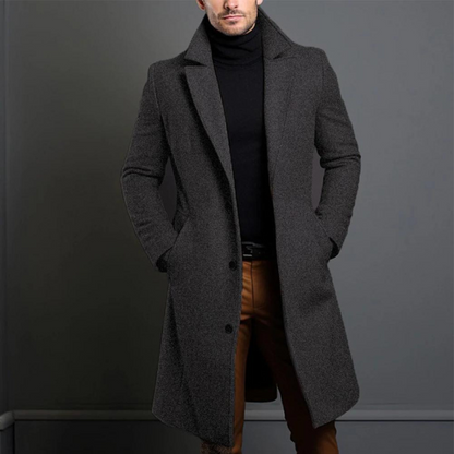 Herren Wollmantel elegant warm modern