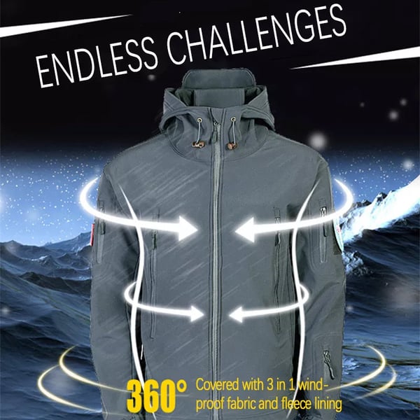 Outdoor-Jacke gegen Wind & Kälte – Wasserabweisend, winddicht & warm🌧️❄️
