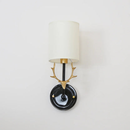 Geweihwandlampe