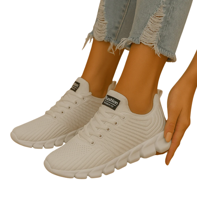 Damen Sneaker Mesh Memory-Schaumstoff Atmungsaktiv Ergonomisch