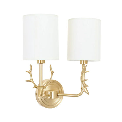 Geweihwandlampe