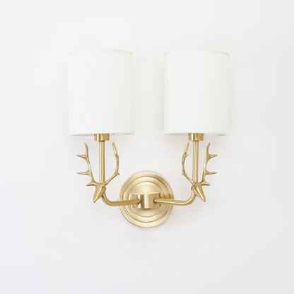 Geweihwandlampe