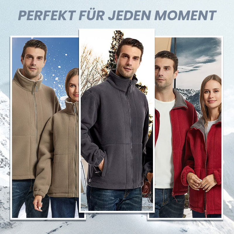 ⌛ Nur noch 3 Tage – 50 % auf alles! ⏰❄️Kostenloser Versand Herren-Doppelfleecejacke