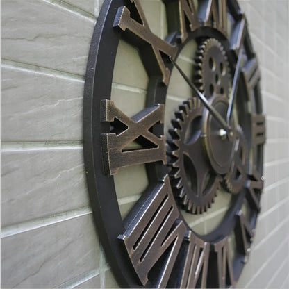 GearSphere Wanduhr im Zahnraddesign