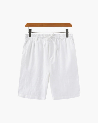Herren Leinen-Shorts mit Kordelzug