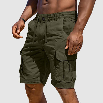 Leichte Herren-Cargoshorts mit Baumwollanteil für Abenteuer im Sommer