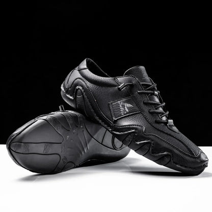 Komfortable Herren Lederschuhe mit rutschfester Sohl