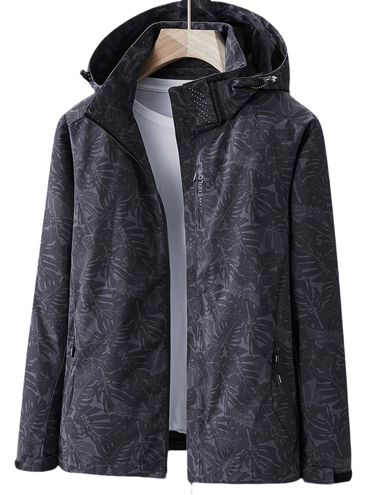 Wasser- und winddichte Damen Outdoorjacke mit Kapuze