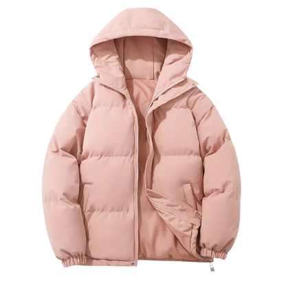 Wattierte Herren-Pufferjacke mit Kapuze wasserdicht