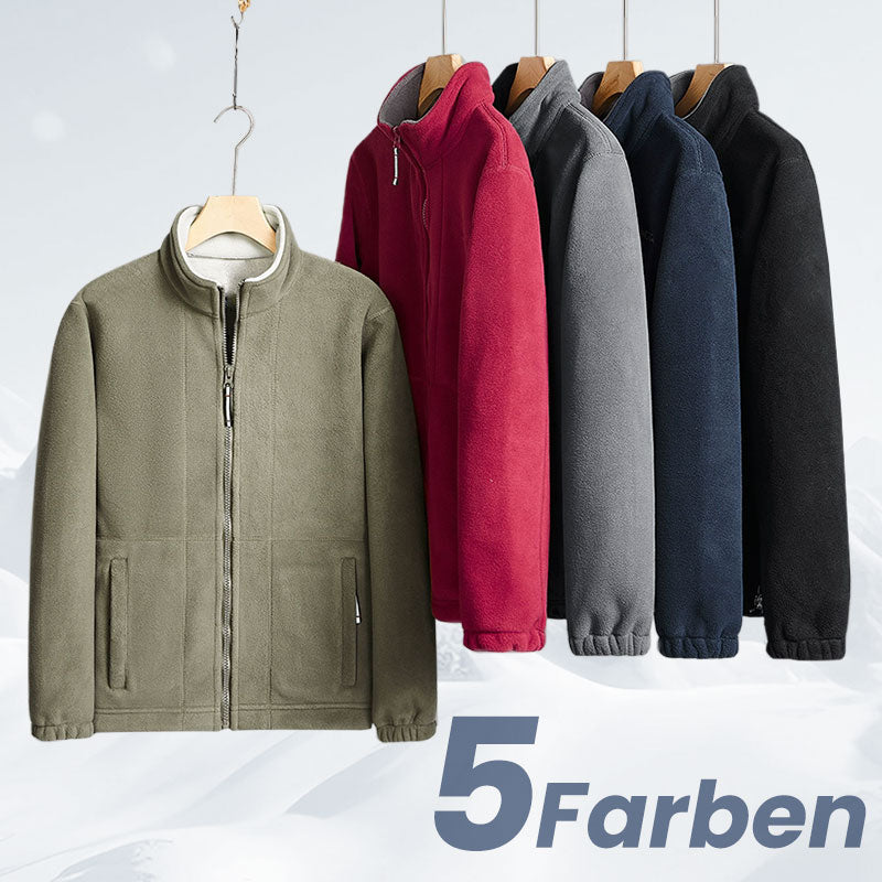 ⌛ Nur noch 3 Tage – 50 % auf alles! ⏰❄️Kostenloser Versand Herren-Doppelfleecejacke