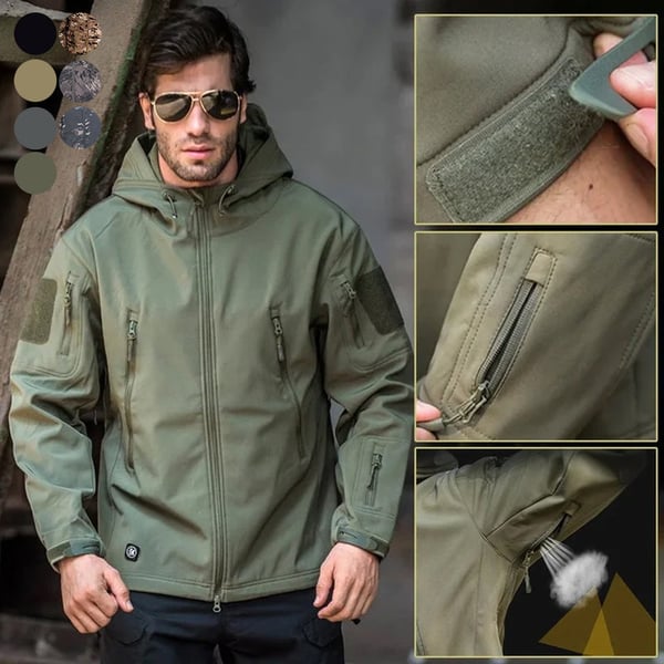 Outdoor-Jacke gegen Wind & Kälte – Wasserabweisend, winddicht & warm🌧️❄️