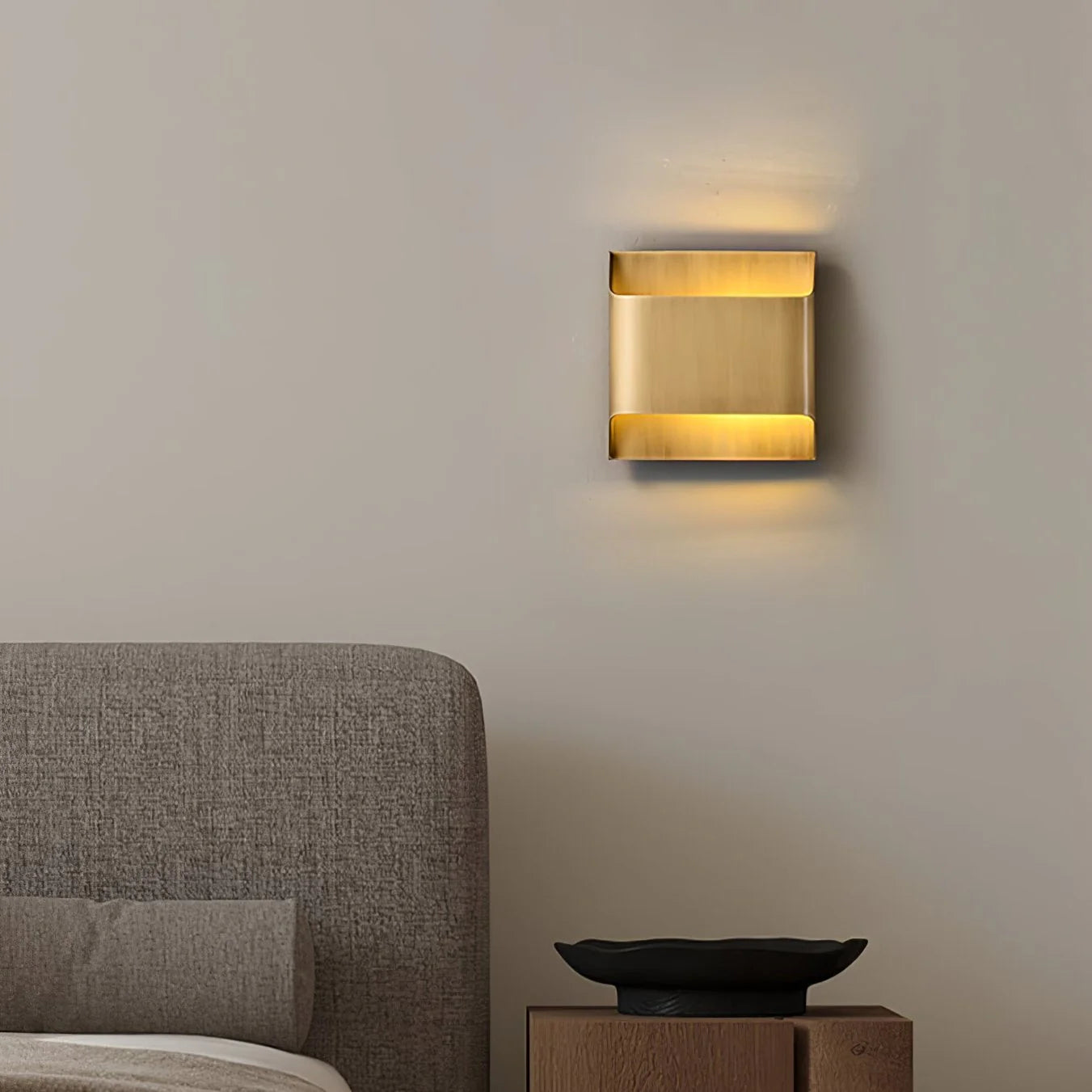 Leclerc Form Messinglampe
