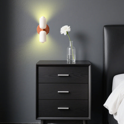 Creative Kerzenform Doppelkopfwandlampe