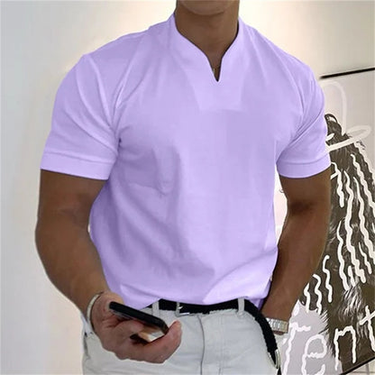 🏋️ Sportliches Herren V-Shirt aus Baumwolle – Ideal für Training & Freizeit