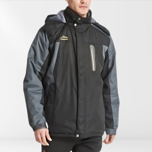 Herren Outdoor Winterjacke wasserdicht mit warmem Fleecefutter