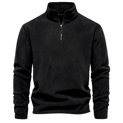 Arne | Fleecegefüttertes Sweatshirt mit hohem Kragen und verstellbarem Saum