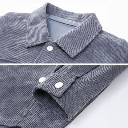Klassische Herren Cordjacke für den Übergang