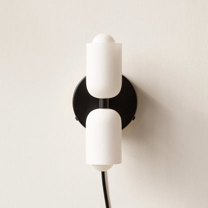 Creative Kerzenform Doppelkopfwandlampe