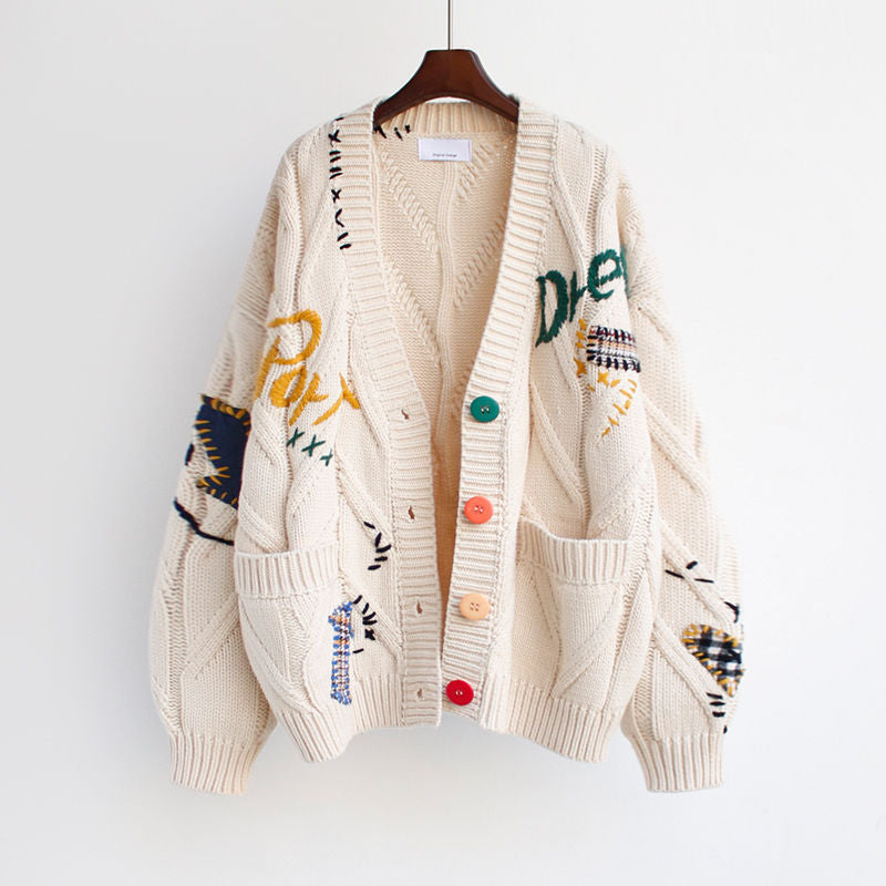 Damen Cardigan Strickjacke Casual