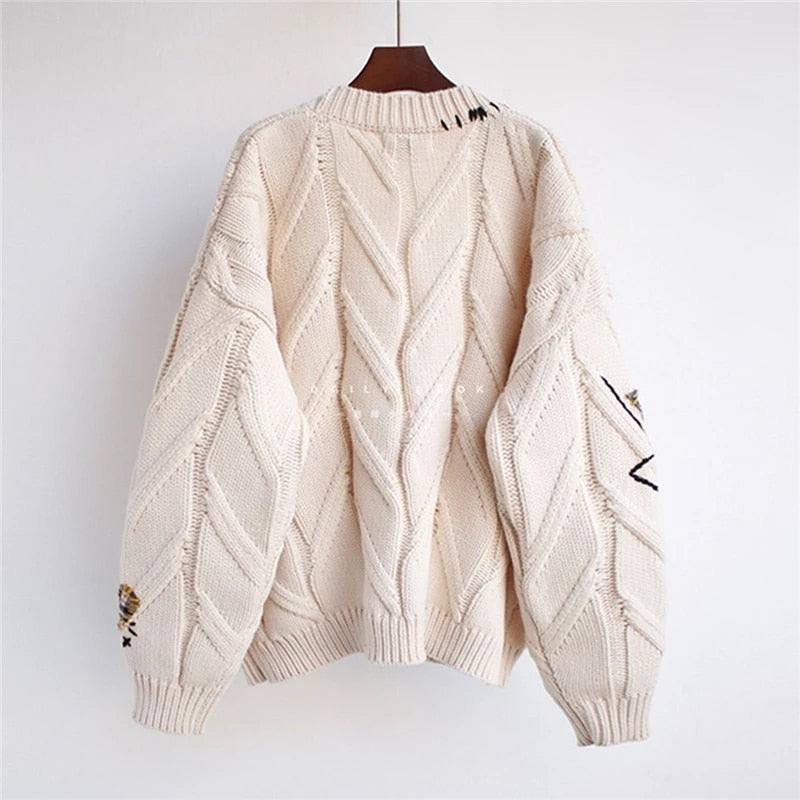 Damen Cardigan Strickjacke Casual