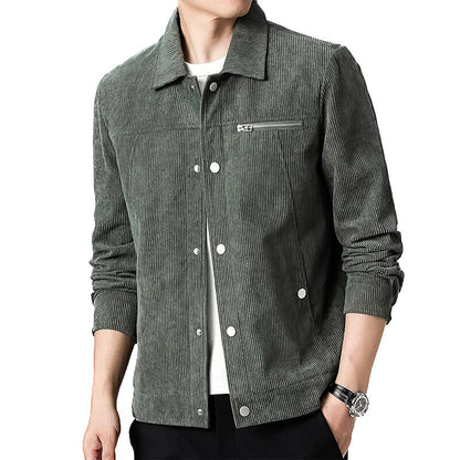 Klassische Herren Cordjacke für den Übergang