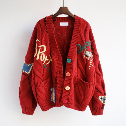 Damen Cardigan Strickjacke Casual