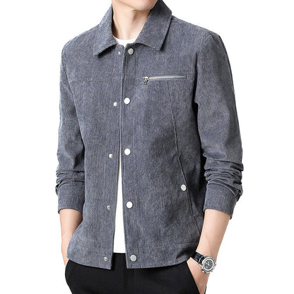 Klassische Herren Cordjacke für den Übergang
