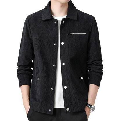 Klassische Herren Cordjacke für den Übergang
