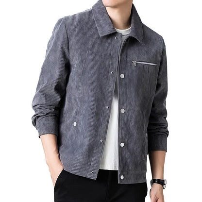 Klassische Herren Cordjacke für den Übergang