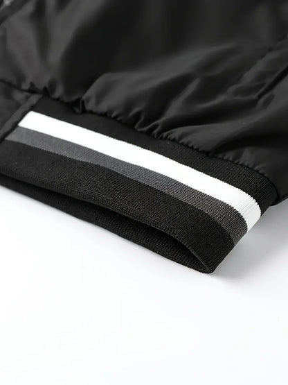 Herren Übergangsjacke mit Kragen aus Polyester für Alltag Sportlich