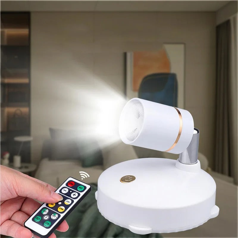 LumiSpot – Kabelloser LED-Strahler mit Fernbedienung