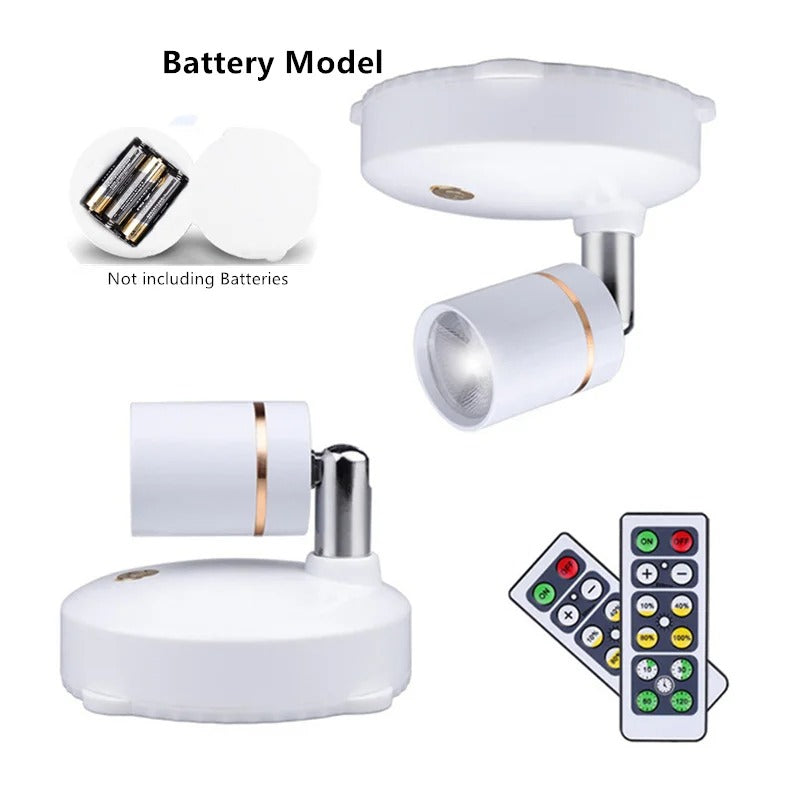 LumiSpot – Kabelloser LED-Strahler mit Fernbedienung