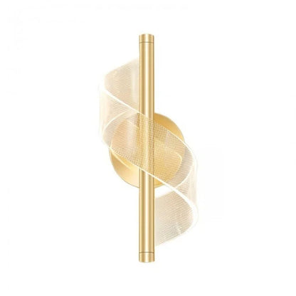 Nordisches minimalistisches Spiralwandlicht