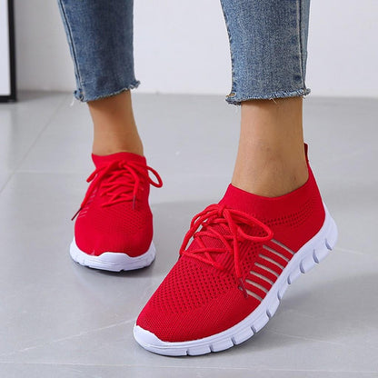 Bequeme Damen-Sneaker in leuchtenden Farben für Alltag und Freizeit