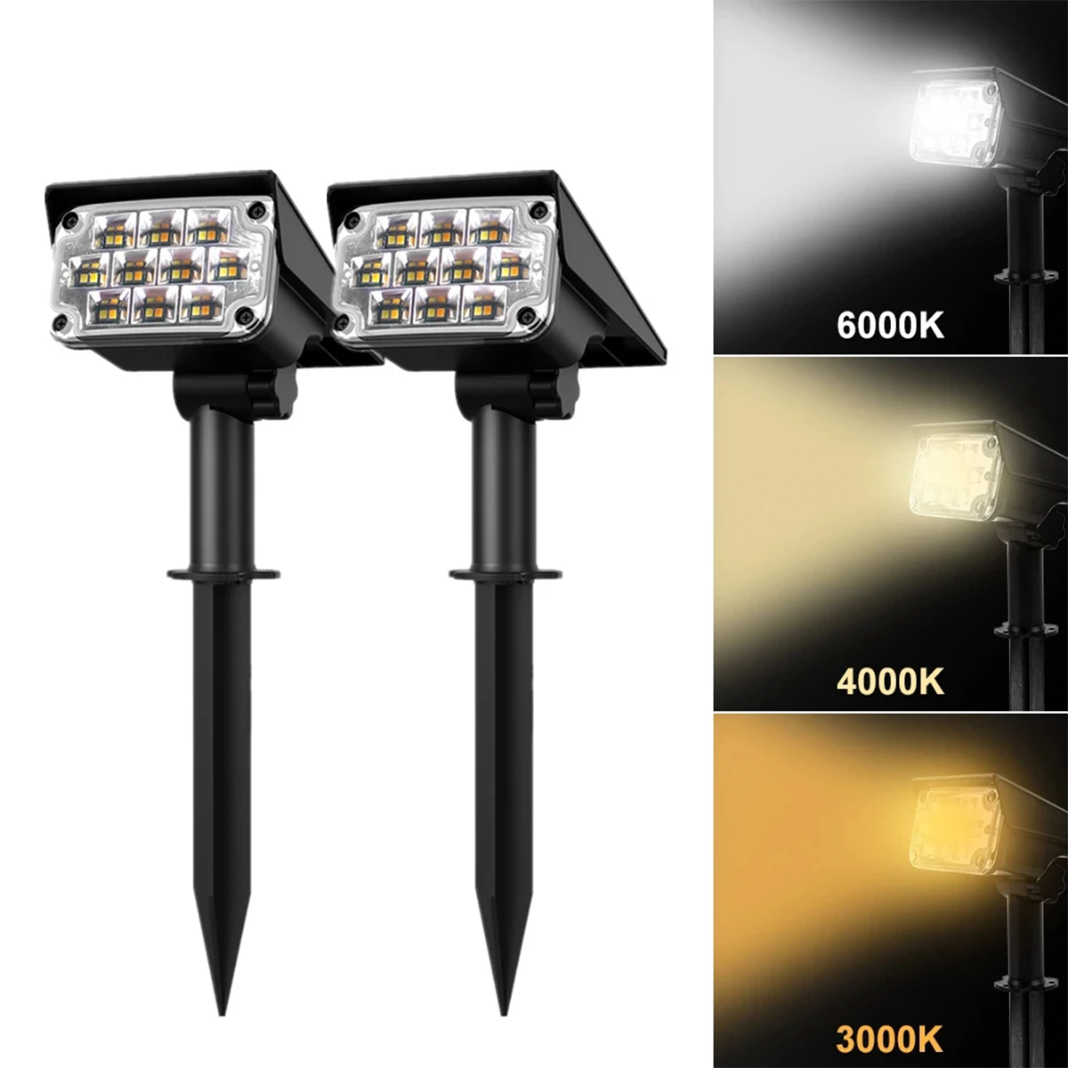 Kabellose Solarleuchte Garten – LED Außenlicht