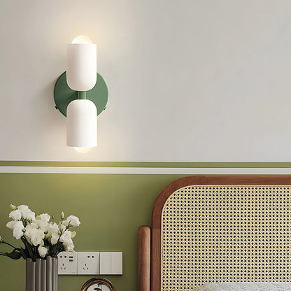 Creative Kerzenform Doppelkopfwandlampe