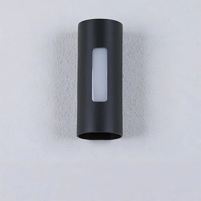 Moderne zylindrische Doppelkopf -IP65 -LED -Wandleuchte im Freien