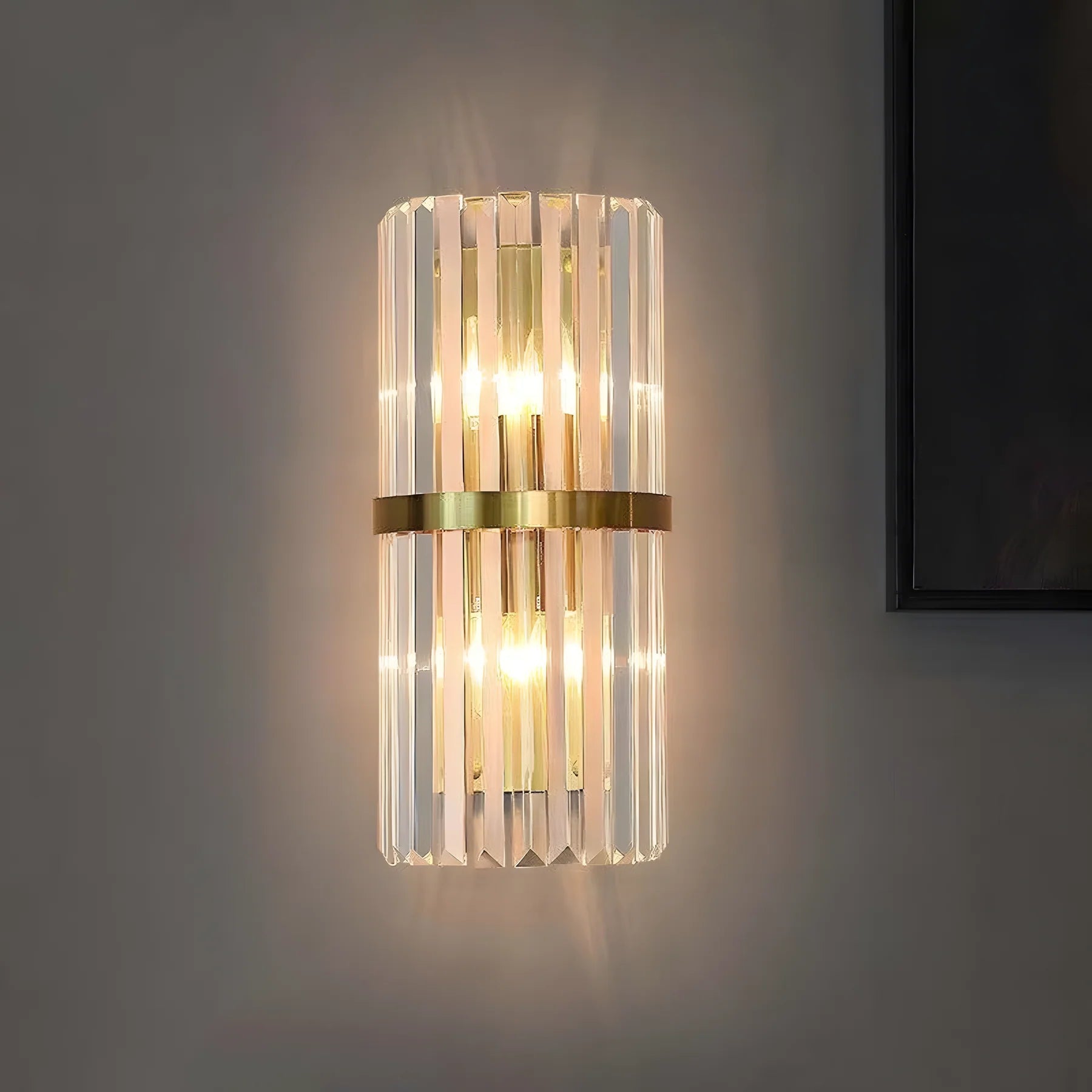 Moderner schicker Edelstahl luxuriöses Wandleuchte