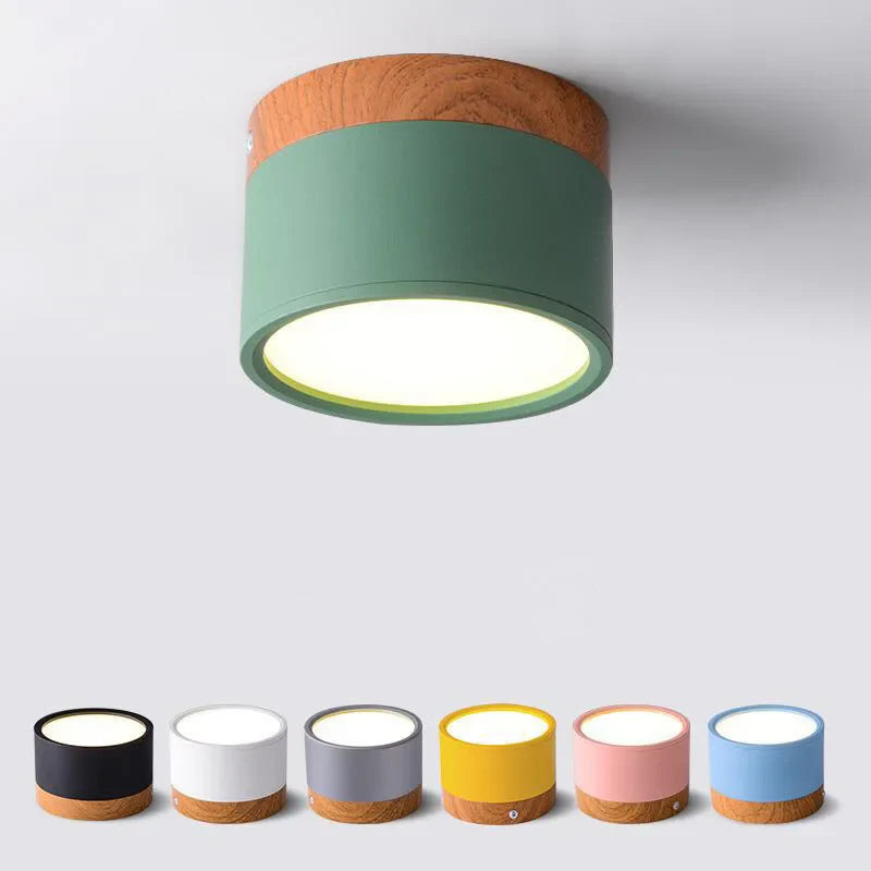 LumiNord – Moderne dimmbare LED Deckenleuchte mit Holzdesign