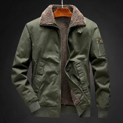 Gefütterte Herren-Fleecejacke für kalte Wintertage