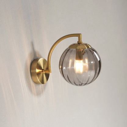 Farbige Wassermelonglaswandlampe