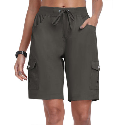 Schnelltrocknende Cargo-Shorts für Damen