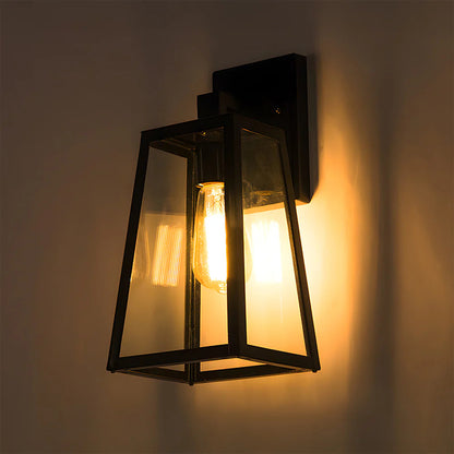 Retro nordische industrielle Wandlampe im Freien