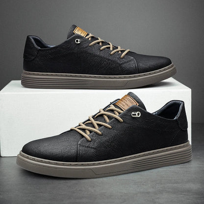 Bequeme Herren Oxford Ledersneaker